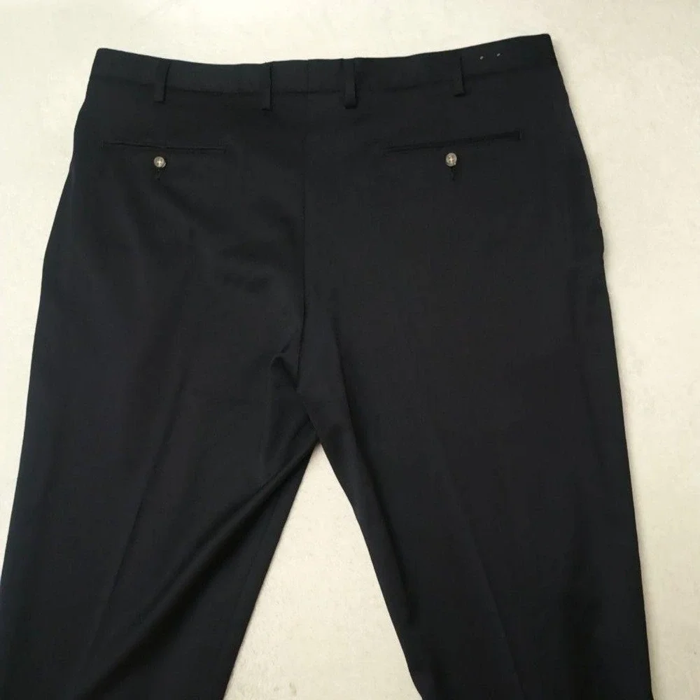 JCrew Pants Mens 38x32 Blue Ludlow Slim Dress Slacks Wool Stretch Suit Trousers